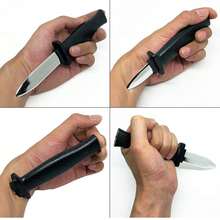 1pc Retractable Plastic Toy Knife, Prank Performance , Gag Fake Knife Prop, Funny Trick Toy For Teens & Adults, Party Supplies, Birthday/Holiday Gift - Multicolor - View 4