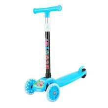 3-Wheel Kids Scooter With LED Lights And Adjustable Handlebar –  Fun For Children - Blue - View 7