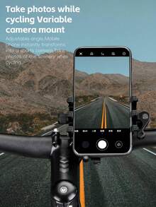 Giá đỡ điện thoại di động gắn xe đạp WEST BIKING, loại bảy chấu, làm bằng hợp kim nhôm, chống sốc, có thể tháo rời, dùng để định vị, phụ kiện xe đạp. - màu đen - Xem 5