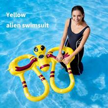 Traje de baño inflable, hecho de material PVC de 3 cámaras, diseñado para adultos, le permite nadar en la piscina y relajarse en la playa, disfrute fácilmente de la diversión en el agua. - Multicolor - Ver 8