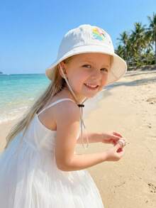 1pc Rainbow Unicorn Bucket Hat, Foldable Lightweight Sun Hat For Kids, Suitable For All Seasons, Ideal For Outings, Travel, School Activities, Outdoor Use - 1PC - View 9