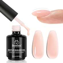 Beetles Builder Gel For Nails-Cover Nude Translucent 8 In 1 Nail Thickening Strengthening Building Apex - 1pcs 15ml Sheer Light Pink - View 1