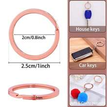 30/60/100 Pcs D-Ring Metal Buckles Sewing Accessories Suitable For Wallet/Bag/Handicraft/Collar DIY - One Size - View 4