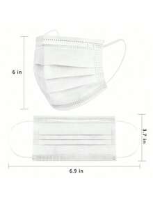 100只装三层一次性成人口罩，日常防护的可靠之选！三层过滤结构提供多重防护：外层阻隔灰尘，中间层过滤有害物质，内层亲肤舒适，有效阻隔飞沫、灰尘和颗粒物，守护您的健康。黑色/粉色/白色可选，兼顾防护性和美观性，适合通勤、外出、日常佩戴等多种场合。 - 彩色 - 查看 11