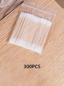500/400/300/200/100 Pcs Nail Buffers, 100 Pcs/Pack, Disposable Cleaning Sticks, Nail Care Tools, High Quality Wooden Manicure Sticks, Wooden Grooming Tools, Fine Eyebrow Carving Sticks, Double-Ended Cleaning Sticks, Pointed Applicator Sticks, Tattoo & Microblading Supplies, Cosmetic Applicator Sticks, Travel Essentials, Wooden Sticks, Travel Must-Haves - White - View 13