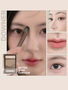 Rom&nd Contour Makeup Mousse, Skin Softening, Sculpting Contour, Layerable, 3D Facial Shaping, Suitable For Dry Skin, Multi-Functional For Nose, Cheeks, Hairline, Magnetic Case Design, Color Intensity Guide, 5 Minute Sculpting, 20.5g/0.72oz | Korean Cosmetics | Korean Beauty - 02 - 查看 5