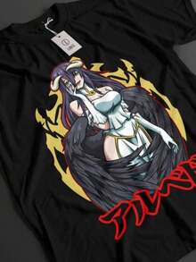 Anime Overlord Albedo Waifu T Shirt Size S - 5XL Gift For - màu đen - Xem 8