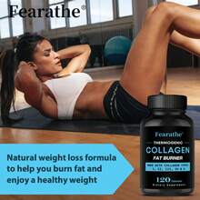 Multi Collagen 120 Capsule - Containing Apple Cider Vinegar And White Kidney Beans - Healthy Weight Management & Balanced Weight Loss Health - 1 chai - Xem 5