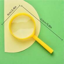 1pc Color Handheld 60cm Magnifying Glass, High-Definition And High Magnification Reading Magnifying Glass For Students, Highly Portable, Can Be Used For Classroom Research And Classroom Rewards, Multiple Colors Available, Eye-Protection Design, Portable And Easy To Grip, Suitable For Science Experiments / Elderly Reading / Repair Observation - Multicolor - View 6