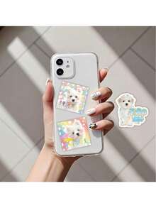 40pcs Vintage Stickers, Cute Animal Seal Stickers, Cat & Dog Decorative Stickers, DIY Luggage Stickers - 彩色 - 查看 3