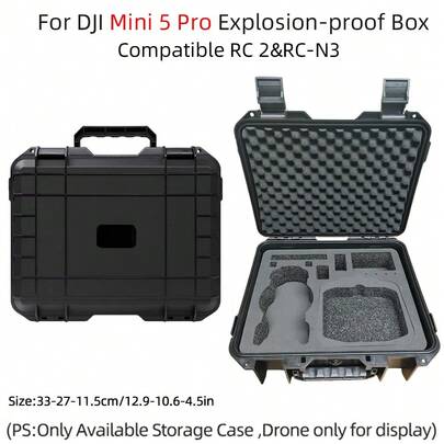 Suitable For MINI 5 Pro Storage Case, MINI5 Pro Shockproof Case, Large-Capacity Portable Hard Case