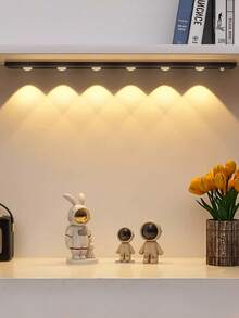 Luz LED recargable con sensor de movimiento para gabinete - Luz nocturna inalámbrica y alimentada por USB para múltiples tipos de habitaciones - Multicolor - Ver 2