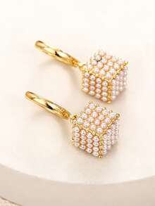 1 Pair Charm Drop Earrings For Women For Wedding Engagement Anniversary Party Jewelry Valentine's Day Gift - 1# - View 6
