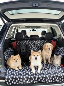 Car Trunk Pet Mat. Universal Car Trunk Mat. Pet-Friendly Trunk Mat. Pet Car Luggage Mat, Universal Car Trunk Mat, Perfect For Pet Dogs And Cats, Essential Car Accessory For Families And Pet Stores, Ideal Equipment For Pet Outings, Multiple Styles Available. - Multicolor - View 6