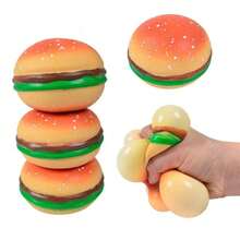 Đồ chơi hình hamburger mềm dẻo, mới về năm 2026, thích hợp cho các bữa tiệc, sinh nhật, lễ tốt nghiệp, quà tặng mùa hè, món quà hoàn hảo. - Nhiều màu - Xem 6