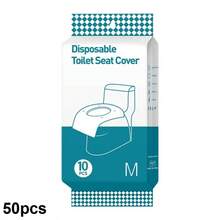 10/20/50 miếng bọc bồn cầu dùng một lần cỡ XL dày, chống thấm nước, thích hợp cho văn phòng, khách sạn, du lịch, nhà vệ sinh công cộng, cắm trại. - Nhiều màu - Xem 7