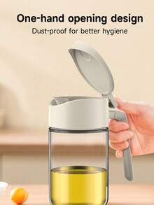 Bình đựng dầu ăn bằng thủy tinh tối giản kiểu Nhật Bản, vật dụng thiết yếu không thể thiếu trong nhà bếp, bình đựng dầu chống rò rỉ, dung tích lớn, trong suốt và dễ nhìn, chất liệu cao cấp, thiết kế tay cầm dễ rót, nắp trắng, đơn giản và tiện dụng, trợ thủ đắc lực trong việc bảo quản thực phẩm, bình đựng gia vị dùng trong gia đình, bộ bình đựng dầu và giấm, dụng cụ nhà bếp, đồ dùng nhà bếp, công cụ nhà bếp, vật dụng nhà bếp được đề xuất. - Xem 2