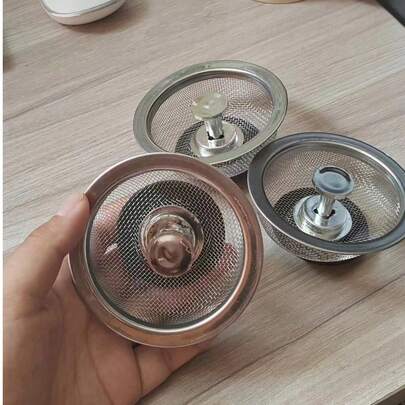 1 cái lưới lọc rác thải thực phẩm bằng thép không gỉ cho bồn rửa nhà bếp, phù hợp với hầu hết các loại bồn rửa, bộ lọc rổ cho bồn rửa nhà bếp, thích hợp làm quà tặng ngày Valentine, đám cưới, sinh nhật.