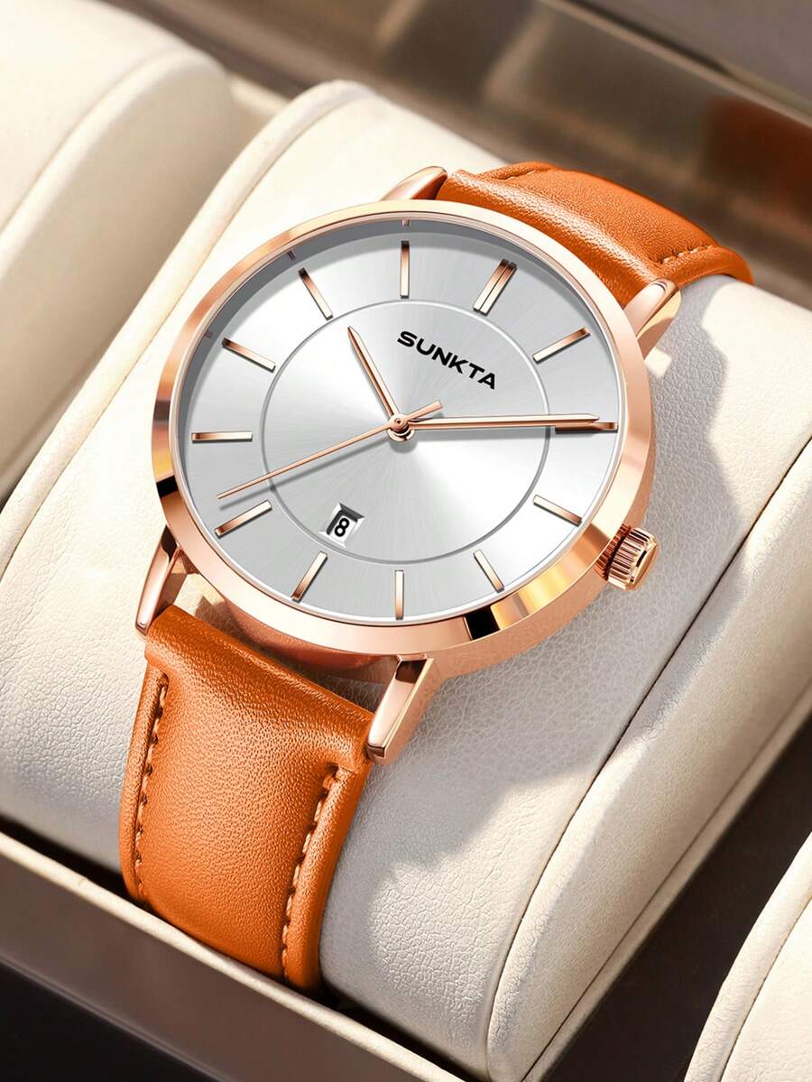 SUNKTA LIGE 时尚女士腕表，精致独特设计，石英表，生活防水，女士节日礼物