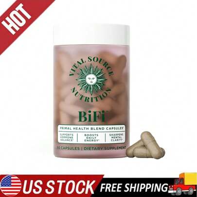 Luxury Screen Amplifier Stand Vital Source Nutrition BiFi Dietary Supplement Capsules Women's Vitality Boost Premium Primal Organ Blend Spring Gift
