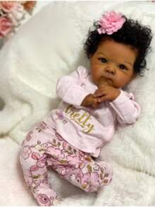 Lifelike Reborn Baby Dolls, 20 Inch Newborn Baby Girl Doll With Realistic Veins, Handmade Vinyl Reborn Doll With Weighted Cloth Body - Multicolor - View 10