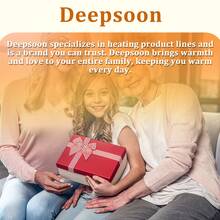 Deepsoon XXXL Heating Pad - Available In Three Sizes: 40 Inches X 20 Inches, 33 Inches X 17 Inches, And 24 Inches X 12 Inches; Featuring 6 Temperature Settings And 4 Timer Settings; Built In Portable Massage Function; Specially Designed To Provide Soothing Thermal Therapy For The Back, Neck, Shoulders, And Legs; Machine Washable, Easy To Clean; The Ideal Gift For Father's Day Or Birthday. Newly Upgraded Version! - View 10