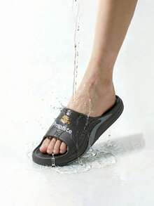 Dép lê chống trượt hỗ trợ cho nam, dép đi trong nhà tắm tối giản cho cặp đôi, giày thể thao chất liệu EVA. - Xám - Xem 4