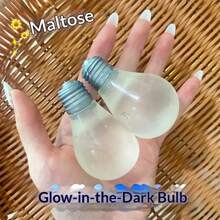 1pc Glow-In-The-Dark Squeeze Toy, Stress Relief Toy, Fun Vent Tool, Slow Rebound Finger Pressure Relief Gadget - Multicolor - View 6