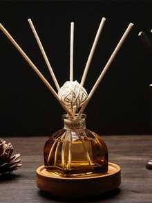 Fragrance Reed Diffuser, Home Decor Air Freshener For Bedroom And Bathroom, Odor Eliminator - Lavender - View 1