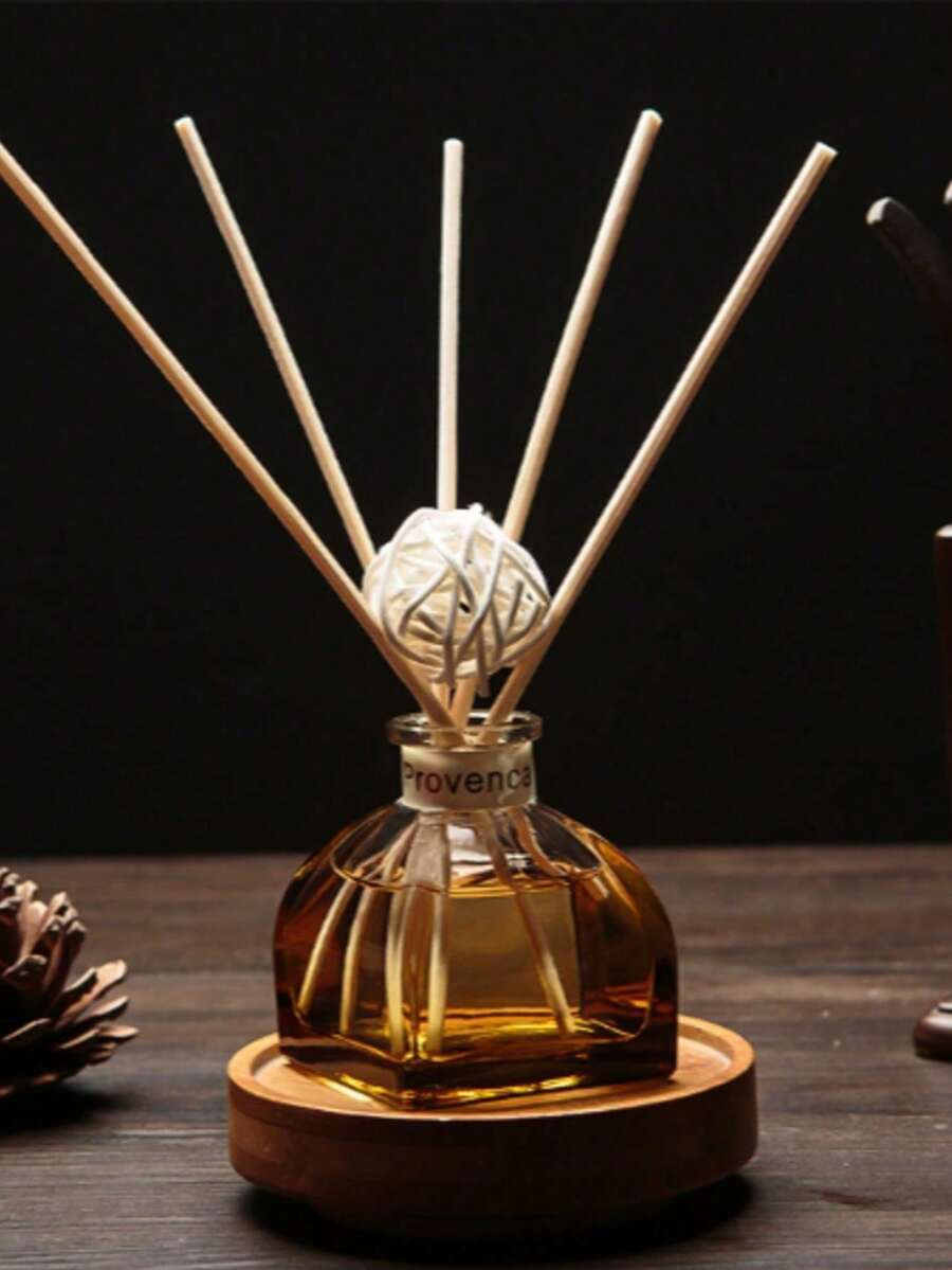 Fragrance Reed Diffuser, Home Decor Air Freshener For Bedroom And Bathroom, Odor Eliminator - Lavender - View 1