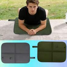 1件户外可折叠牛津布坐垫，时尚简约露营垫，加厚防水防污野餐毯 - 彩色 - 查看 7