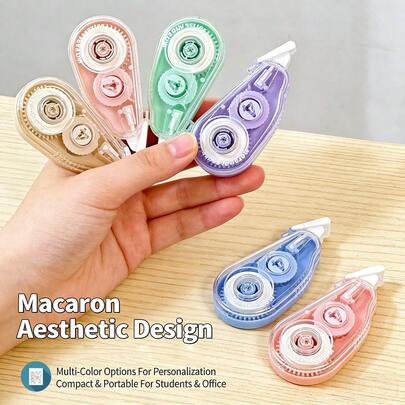 6 correas anti-caída silenciosas - Estilo transparente y simple, portátil y diseño único, multicolor y fácil de usar, funcionamiento suave, eliminación de escritura sin costuras, sin residuos ni rastros de alteraciones, adecuado para uso en oficinas y escuelas