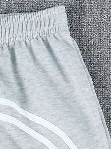 Teen Boy Summer New Knit Shorts, Outdoor Sports Breathable Casual Simple Shorts - Apricot - View 4