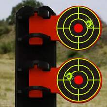 100/200pcs Shooting Target Papers, 3-Inch Splatter Target Stickers Self-Adhesive, Suitable For Shooting Range, Reactive Targets For Air Gun, Rifle, Pistol Practice - Black - View 4
