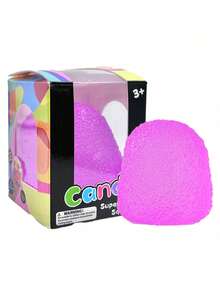Ice Cube Malt Sugar Squishy Toy, Snowflake Ice Cube Stress Relief Fidget Toy - Purple - View 5