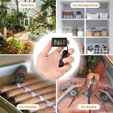 2pcs Mini Digital LCD Thermometer With Waterproof Probe, Indoor Outdoor Convenient Temperature Sensor, Car Thermometer With 2 Button Cell Batteries, Suitable For Aquarium/Fish Tank/Home/Refrigerator/Freezer - Thermometer - View 12