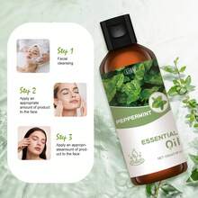 LISM 100ml/3.4oz, 30ml/1.0oz Peppermint Essential Oil, 100% Pure & Natural, Suitable For Diffuser, Humidifier, Natural Style | Nourishing Oil, Holiday Gift - Peppermint Essential Oil - View 3