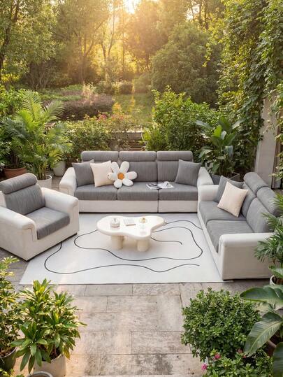 1件装弹力沙发套，防滑全覆盖沙发座套，四季皆宜，户外靠垫套，加厚面料沙发毯，可机洗，防尘，宠物友好，家居装饰，可调节尺寸，适用于转角沙发，也适用于卧室、办公室、客厅组合式沙发和L型沙发，1/2/3/4人座。