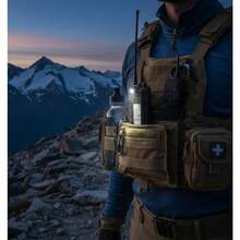 High-Capacity Battery For Communication Radios, Offering Extended Autonomy And Stable Performance, Ideal For Professional Users Of Outdoor Communication Equipment. - Black - View 2