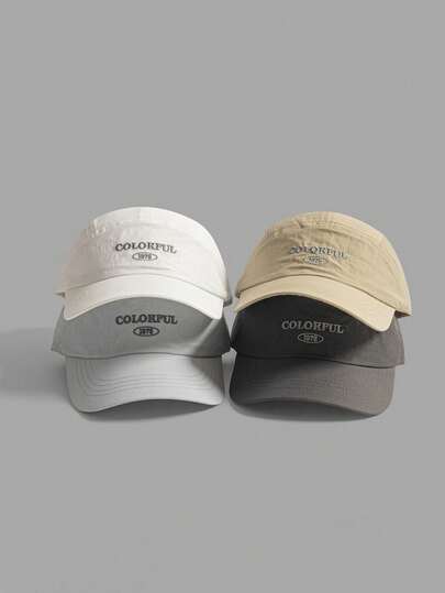 قبعات بيسبول من الشبك القابلة للتنفس موضة جديدة للرجال والنساء، حماية من الشمس للخارج صيفًا، سريعة الجفاف، 5 ألواح، قبعات للتخييم