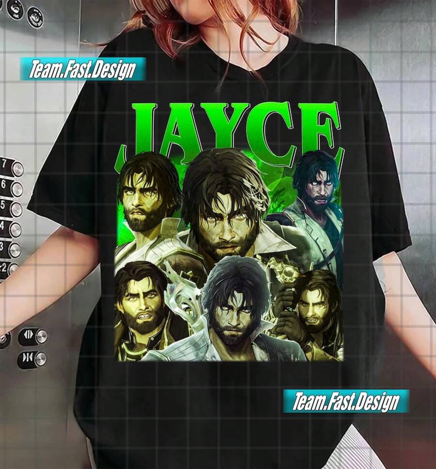 T-shirt unisex stampata Jayce Arcane, regalo per fan, per uomo e donna, 2026 - Realizzata in puro cotone, è morbida e traspirante, adatta sia a uomini che a donne. È una maglietta casual adatta a tutte le stagioni e un souvenir alla moda. È perfetta per l'uso quotidiano, per gli appassionati di streetwear e per gli amanti della musica. - nero - Visualizzare 1