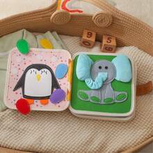 Baby Early Education Bee Cloth Book Toy, Color Identification, Shape Recognition, Parent-Child Interactive Toy, Perfect Gift For Baby - Multicolor - View 3