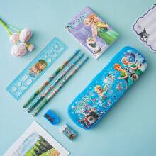 Disney 文具套装，包含：5个便签本、4支荧光笔、2个回形针、3个笔记本、1个铅笔盒、史迪奇配件 - 多款 - 查看 5