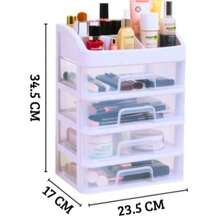 Cosmetic Storage Box & Rack - White - View 5