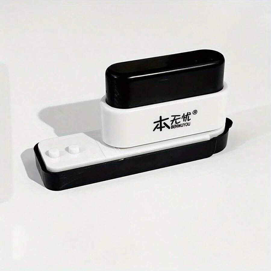 5-Hole Binder Punch: Office Desk Organizer, Perfect For DIY Notebook And File Binding, JWCB Craft Paper Punch Tool - Black - View 1