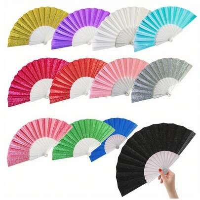 Quạt cưới cầm tay sáng bóng, với các nan quạt trong suốt, thiết kế có thể gập lại, phù hợp cho các buổi lễ kỷ niệm, biểu diễn khiêu vũ, tiệc tùng, câu lạc bộ, lễ hội âm nhạc, các sự kiện khác nhau, sân khấu nhạc điện tử, ngoài trời, sân vườn, đồ dùng du lịch, đồ dùng cầm tay, đồ dùng bãi biển, mùa tốt nghiệp, lễ khai giảng, lễ tốt nghiệp, quà tốt nghiệp, quà tặng tốt nghiệp, quà tốt nghiệp, quà tặng tốt nghiệp, chúc mừng tốt nghiệp, chúc mừng người tốt nghiệp, thủ khoa, hoàn thành chương trình học, tiệc tốt nghiệp, đồ dùng ngoài trời, đồ dùng du lịch cầm tay, đồ dùng leo núi, đồ dùng cắm trại, dụng cụ cầm tay, đồ dùng mùa hè, đồ dùng mùa hè cầm tay