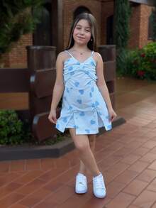 Girls' Romper - Kids' Fashion 2025 - 淺藍色 - 查看 2