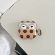 INS 韩版乳白色、酒红色、咖啡色波点耳机保护套，兼容 Pro 第三代、第一/二代无线蓝牙耳机第四代，带保护套 - 彩色 - 查看 6