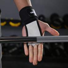 VBOSI 1 Pasang Balutan Pergelangan Tangan Kulit Sapi Tahan Abrasi dengan Pita Elastis & Pengikat Velcro - Pegangan Stabil untuk Angkat Beban, Powerlifting & Latihan di Gym - MultiWarna - View 14