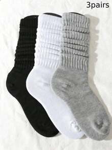 3双/6双/10双/20双装秋冬针织袜，镂空针织袜，露趾袜，男士紧身中筒袜，紧身过膝袜，适合秋季穿着 - 彩色 - 查看 11